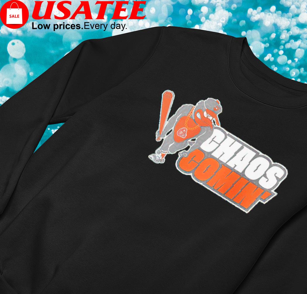 Orioles chaos comin Baltimore Orioles shirt, hoodie, sweater, long