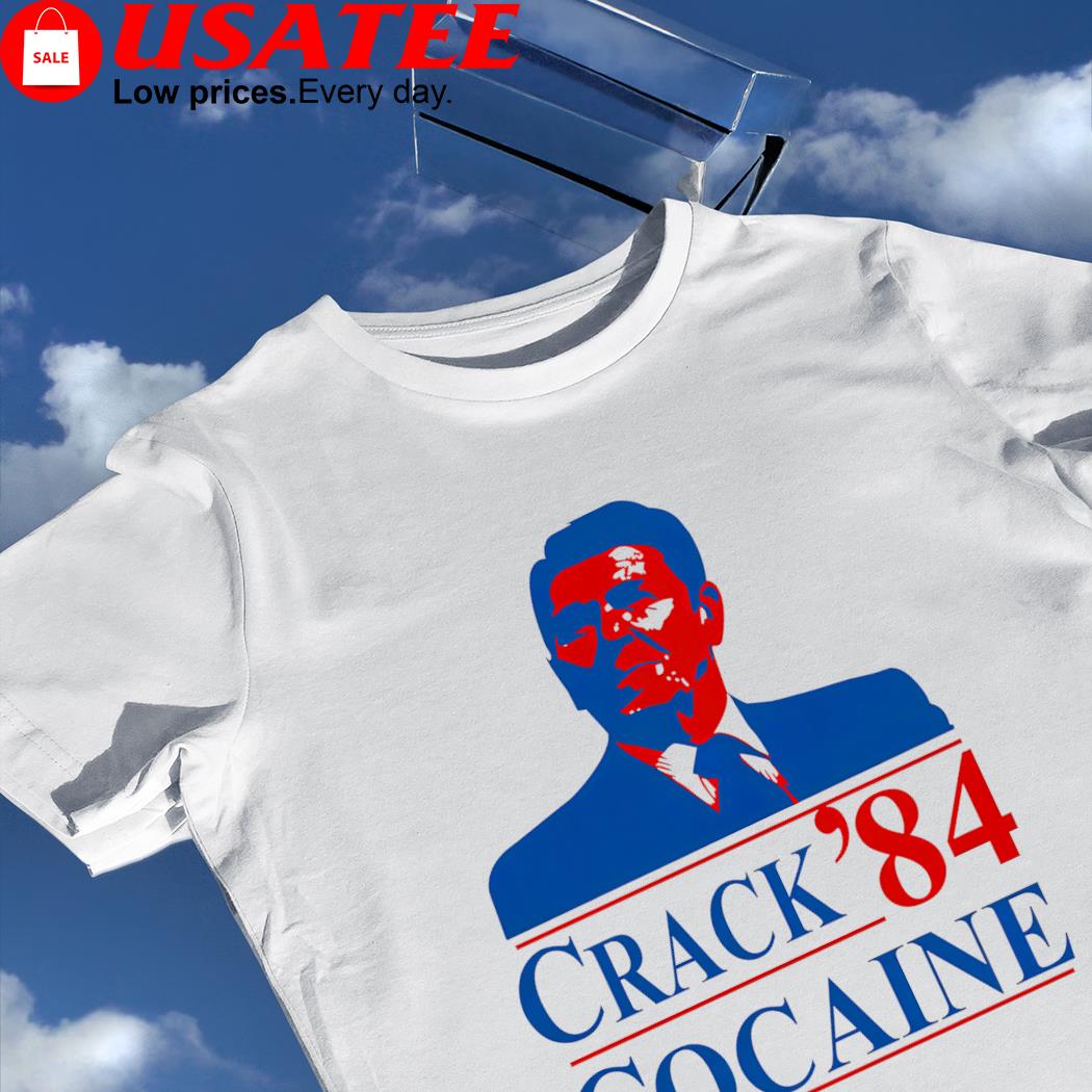 Ronald Reagan Crack Cocaine 1984 retro shirt