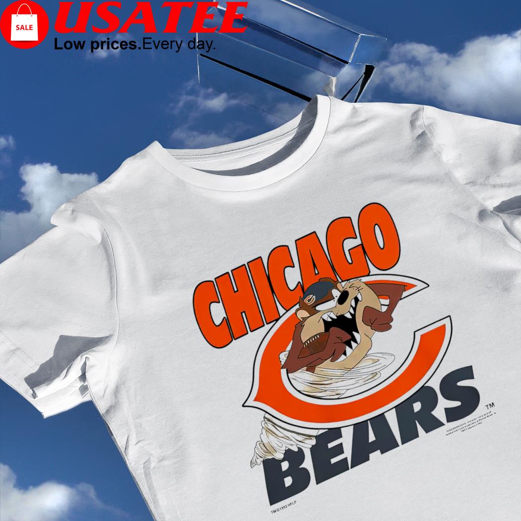 Sean Doolittle Tazmanian Taz Devil Chicago Bears logo shirt