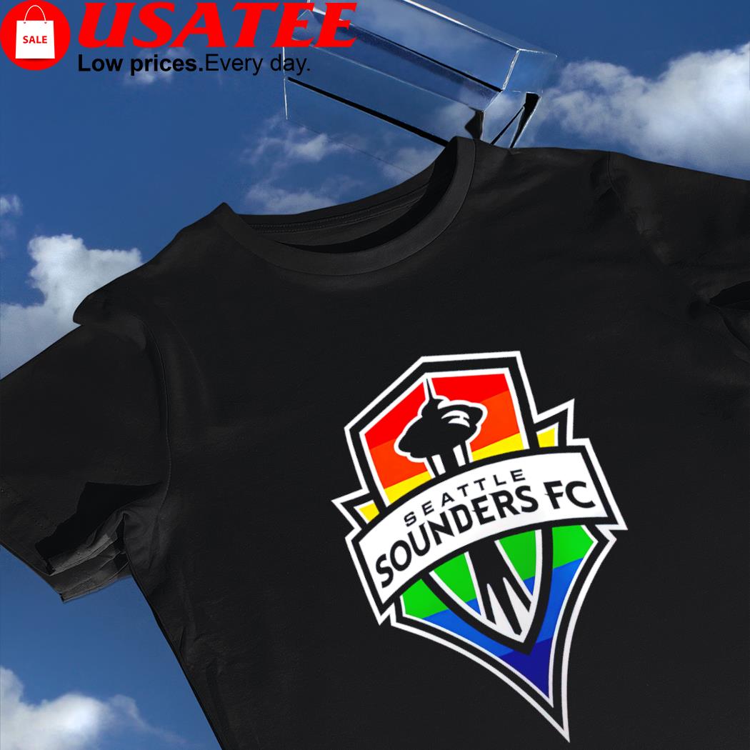 Seattle Sounders FC LGBT Pride logo shirt