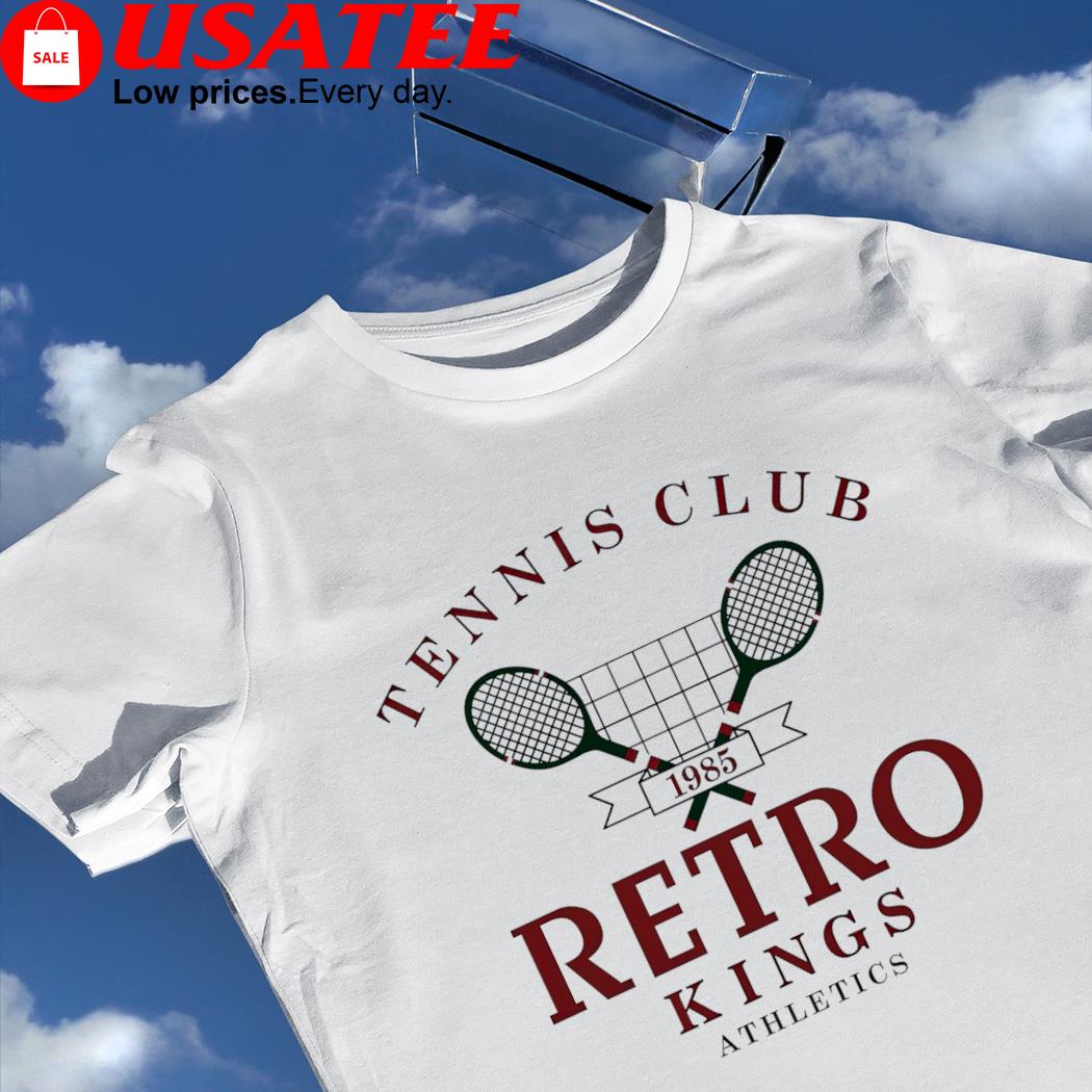 Tennis Club Retro Kings Athletics logo shirt