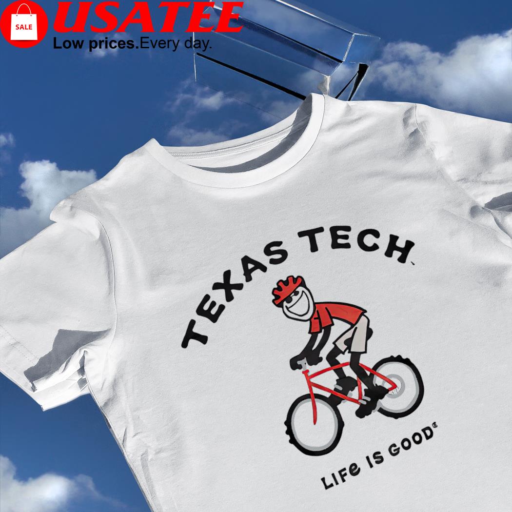 Texas Tech Red Raiders life is good cycling shirt