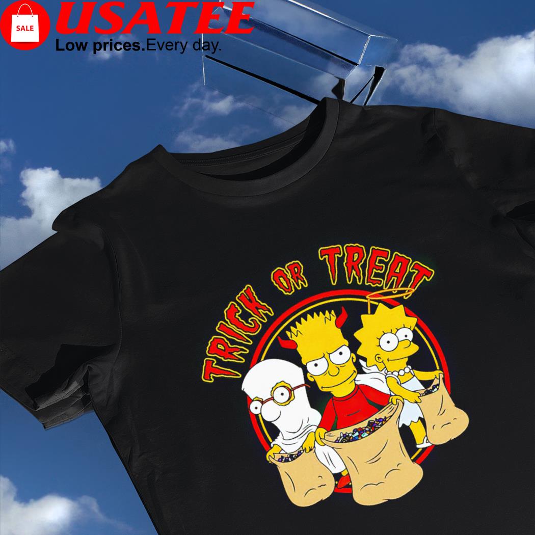 This Simpsons characters trick or treat Halloween 2022 shirt