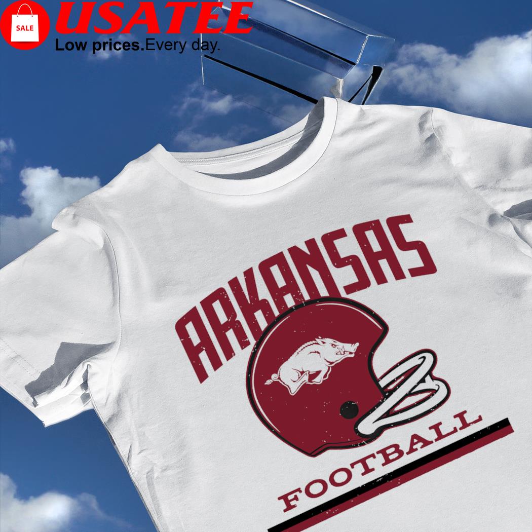 Arkansas Razorbacks football helmet vintage shirt