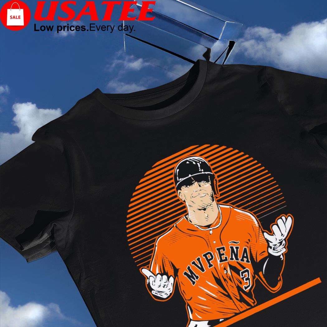 Jeremy Pena Houston Astros 2022 World Series Champions Orange Jersey B FOCO