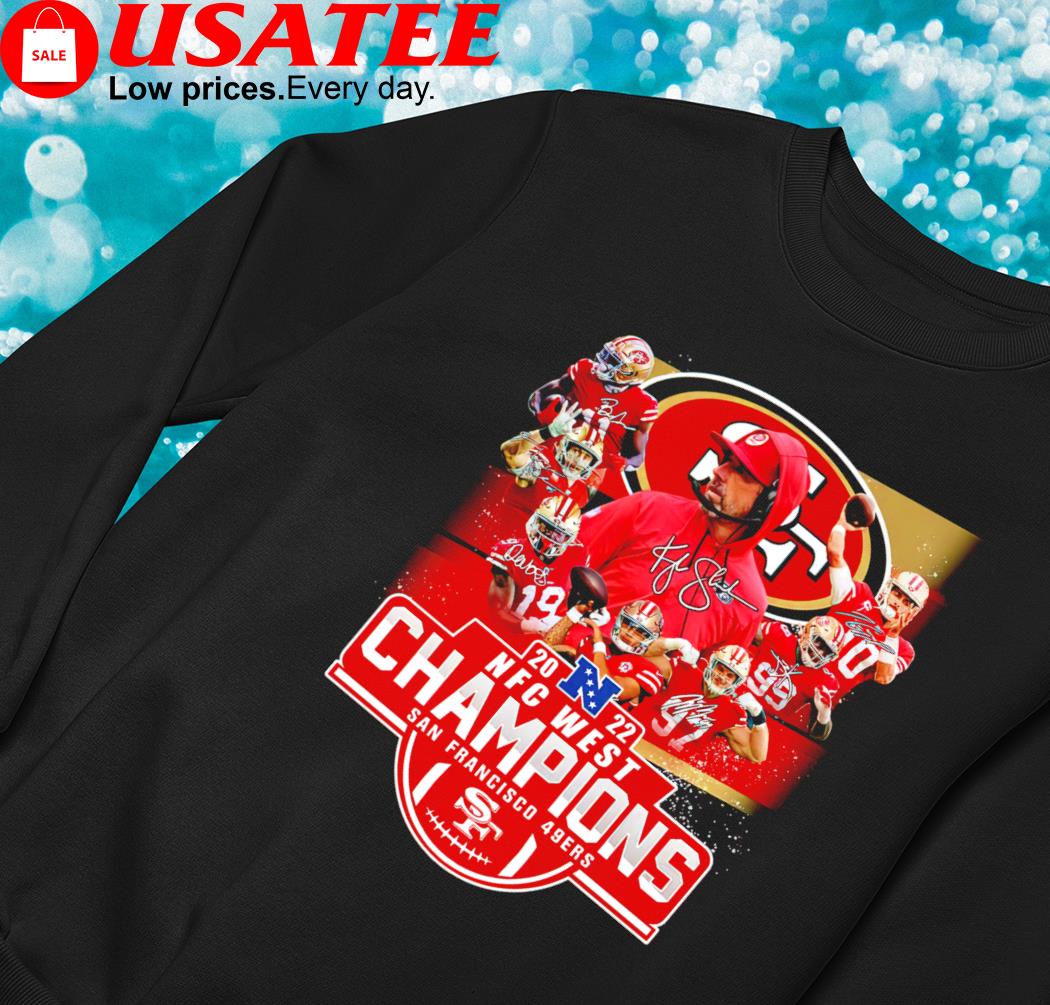 Best in the west San francisco 49Ers 2022 NFC west Champions shirt, hoodie,  sweater, long sleeve and tank top