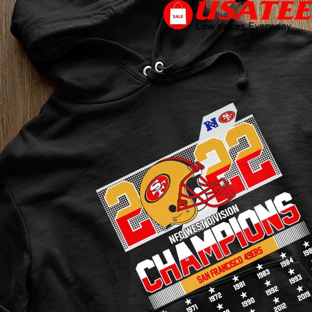 San Francisco 49ers Team 2022 NFC West Division Champions Shirt, hoodie,  sweater, long sleeve and tank top