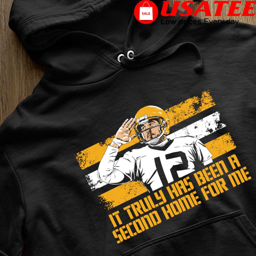 Aaron Rodgers Green Bay Packers it truly has been a second home for me shirt,  hoodie, sweater, long sleeve and tank top