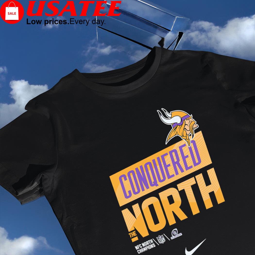 Minnesota Vikings Nike Conquered 2022 NFC North Division Champions Locker  Room shirt, hoodie, sweater, long sleeve and tank top