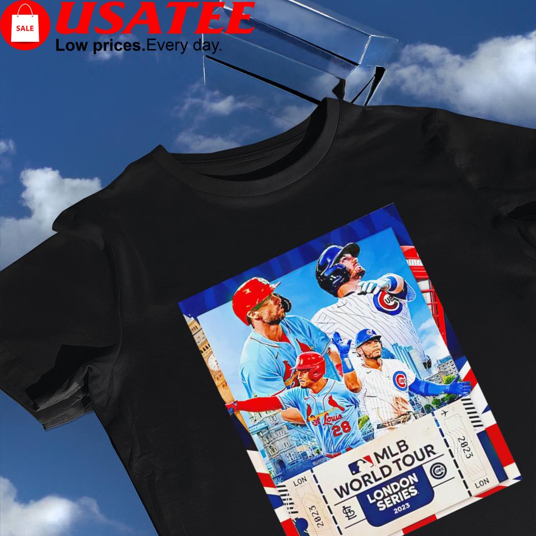HOT SALE!!! Chicago Cubs 2023 MLB World Tour London Series T Shirt All Size