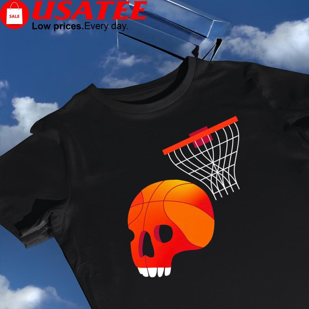 Skull basketball death and defense shirt