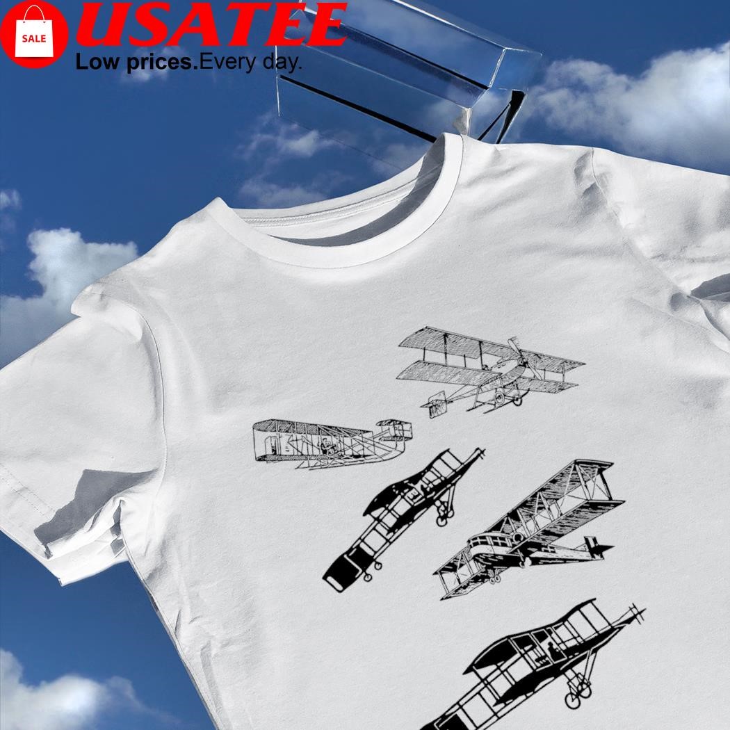 Vintage Planes art shirt