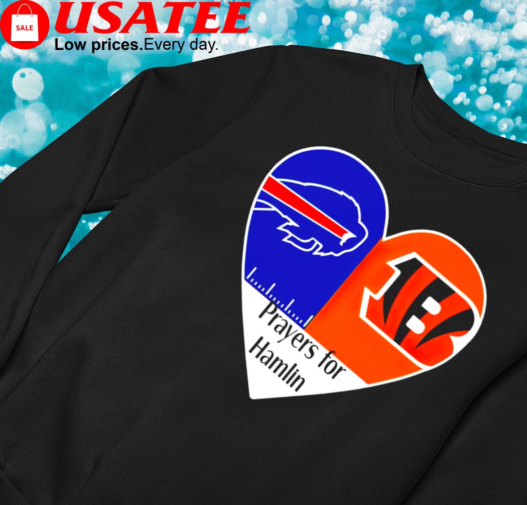 Buffalo Bills and Cincinnati Bengals Prayers for hamlin shirt