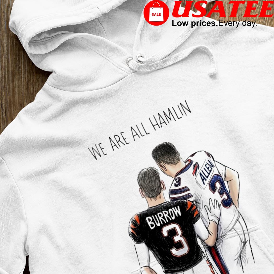 Heart Buffalo Bills And Cincinnati Bengals Prayers For Hamlin Shirt,  hoodie, sweater, long sleeve and tank top