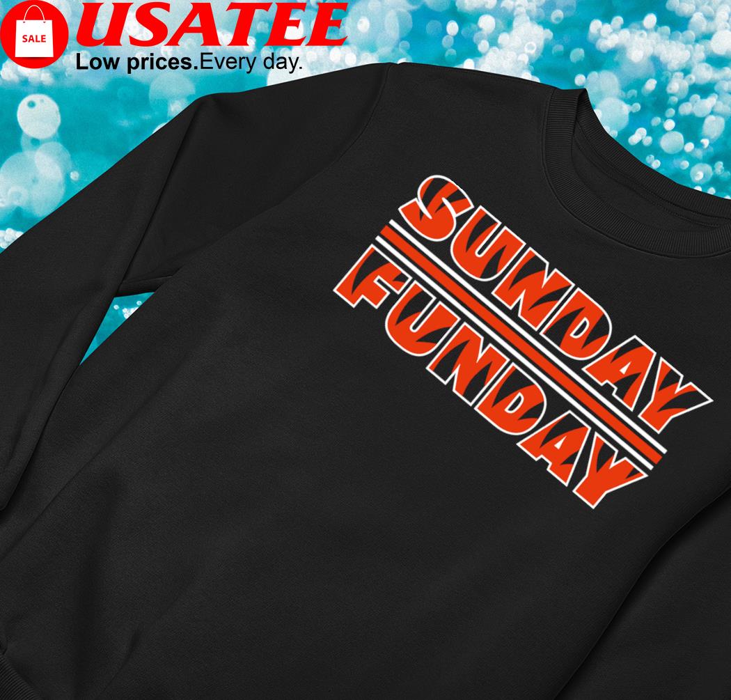 Sunday Funday T-Shirt Sunday Funday Cincinnati Bengals Shirt