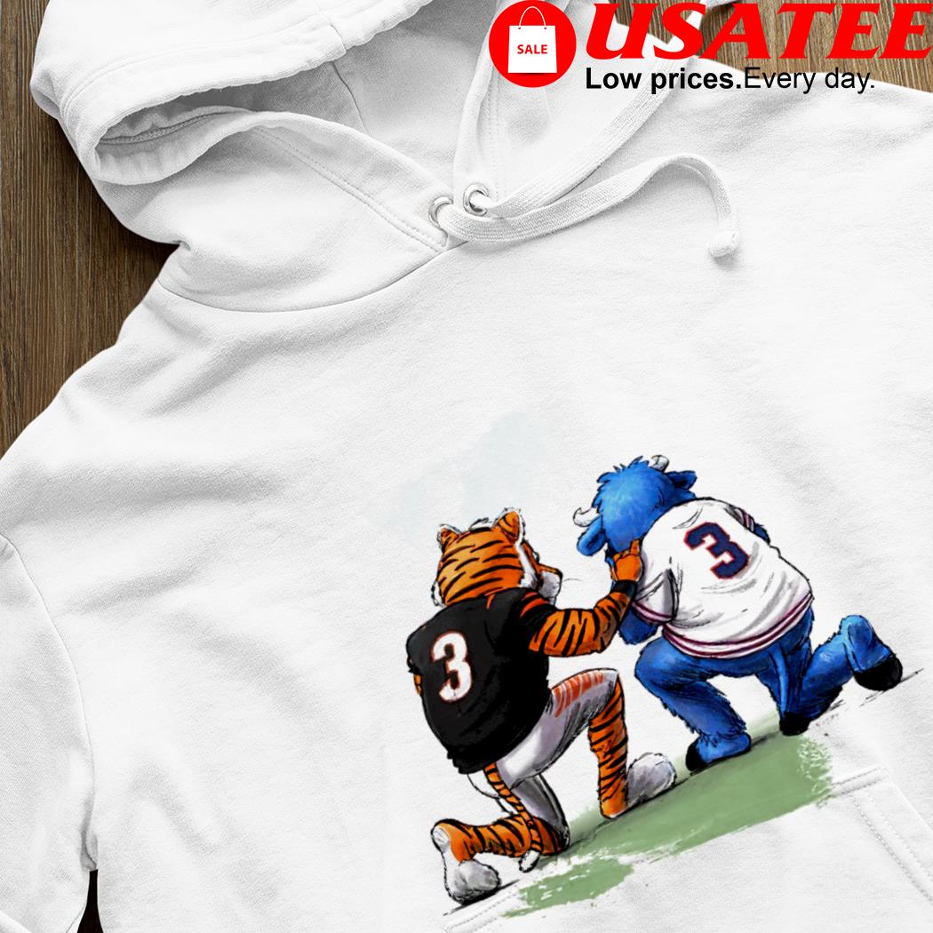 Damar Hamlin Buffalo Bills and Cincinnati Bengals mascot shirt