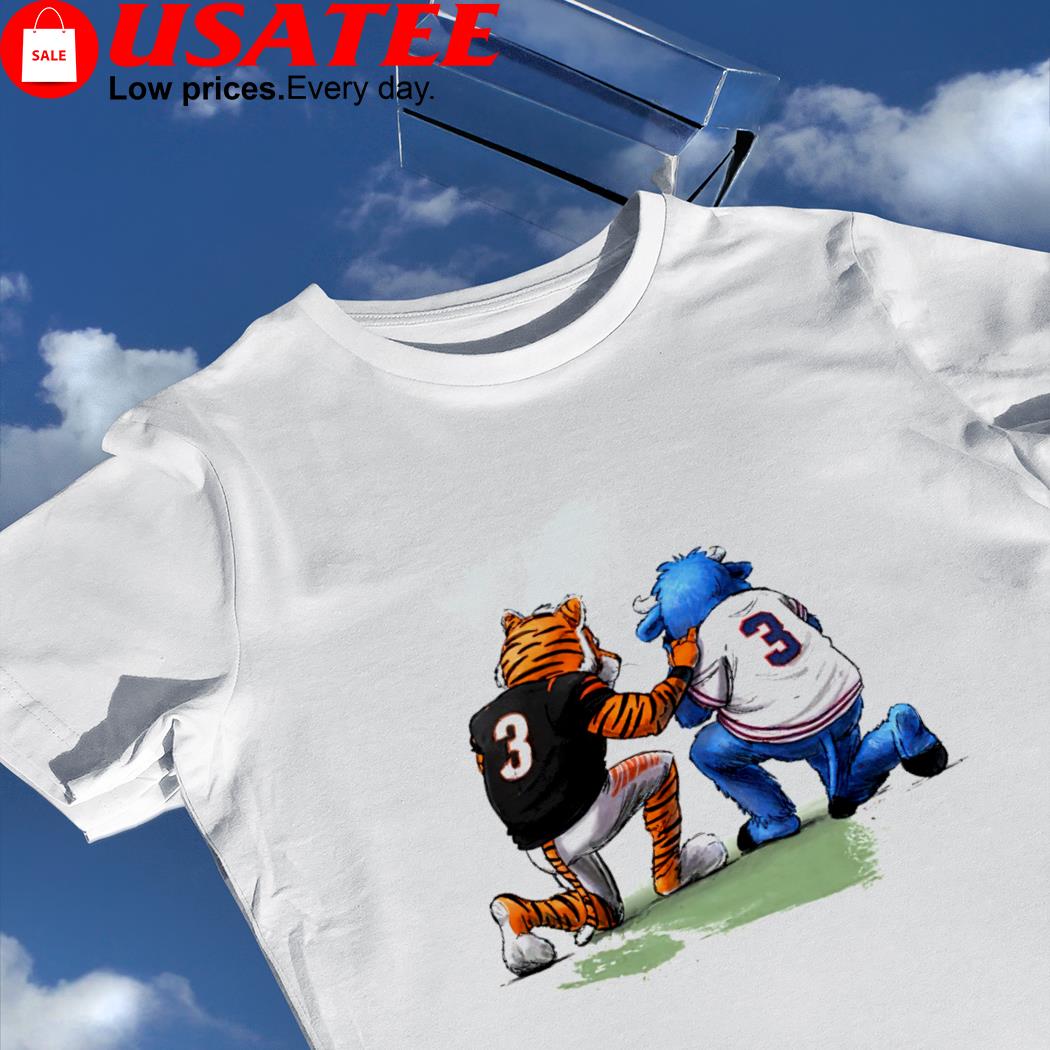 Damar Hamlin Buffalo Bills and Cincinnati Bengals mascot shirt