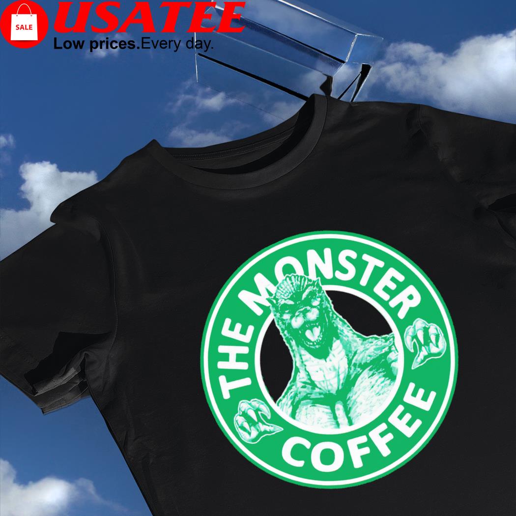 Godzilla the Monster Coffee Starbuck logo shirt