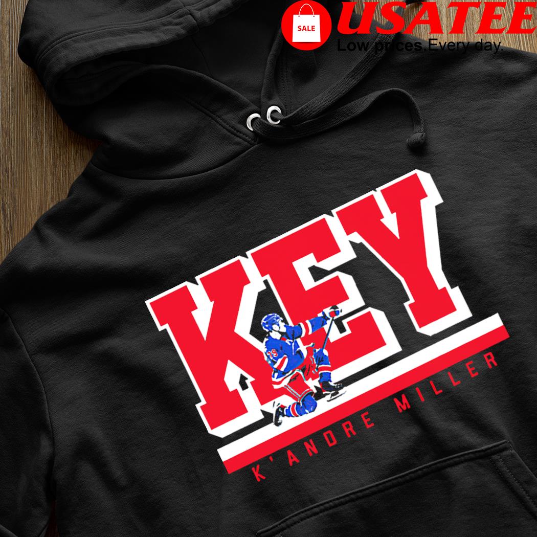 K'Andre Miller Key Shirt - New York Rangers - Skullridding