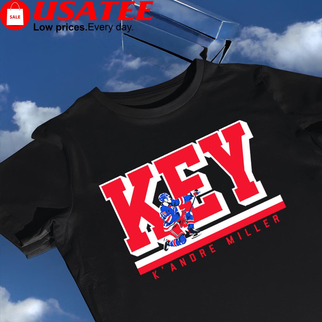 K'Andre Miller New York Rangers Key 2023 shirt