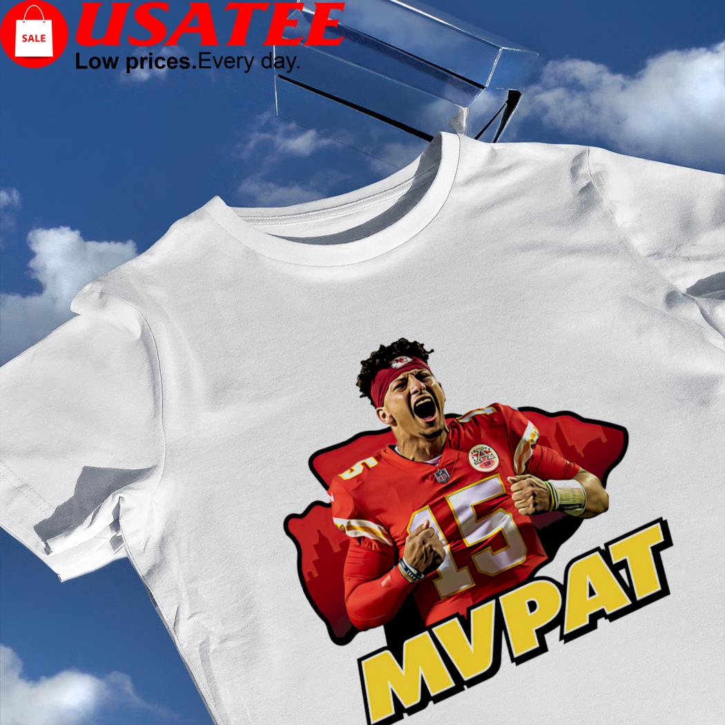 LONG SLEEVE RED Chiefs Patrick Mahomes Pic MVP T-shirt ADULT 