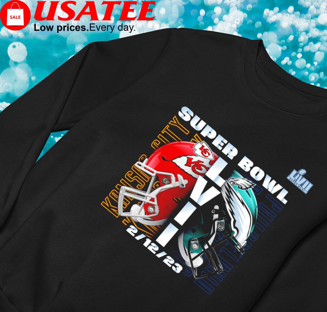 Kansas City Chiefs vs Philadelphia Eagles Super Bowl LVII Matchup Shirt,  hoodie, sweater, long sleeve and tank top