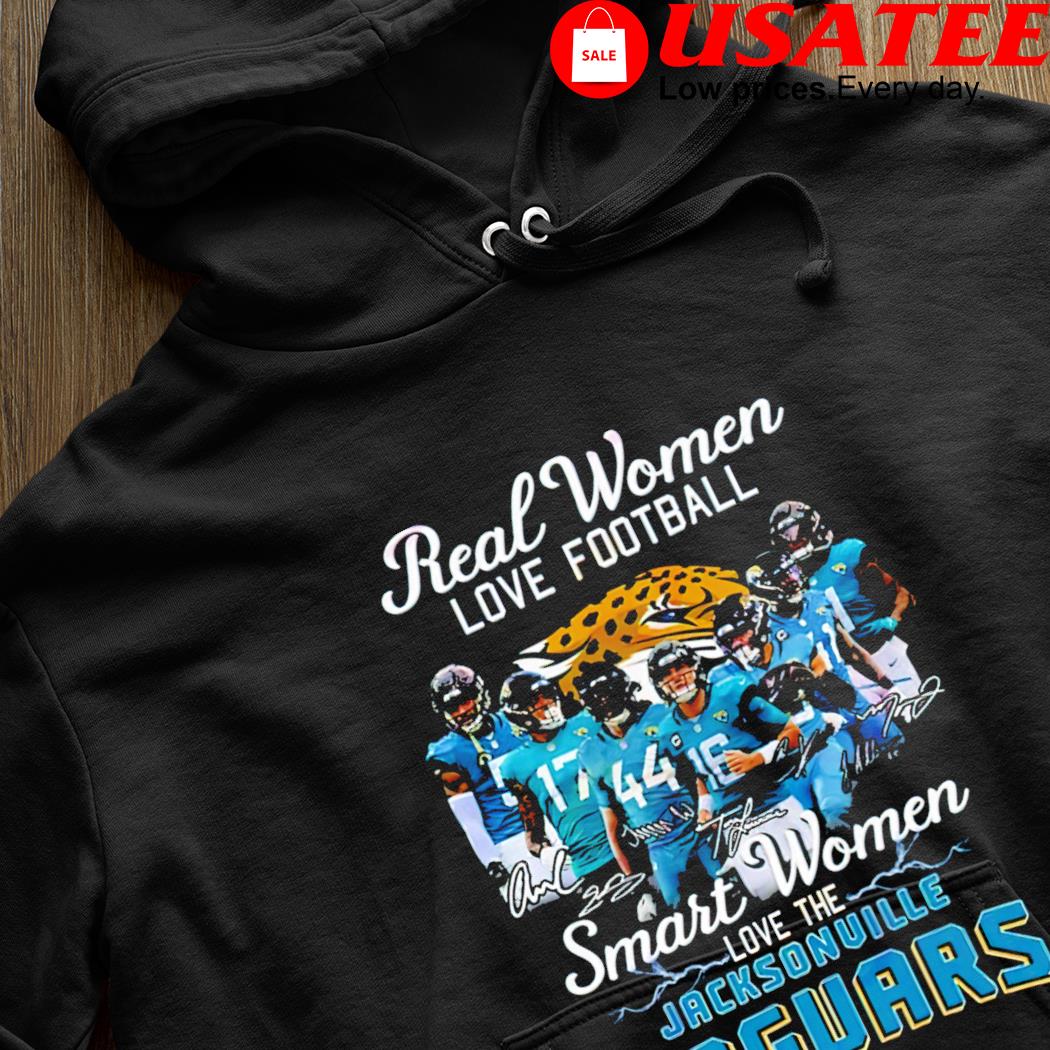 Jacksonville Jaguars Real Women Love Football Smart Women Love The Jaguars  Heart Diamonds Shirt, hoodie, sweater, long sleeve and tank top