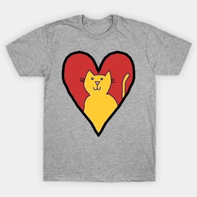 My Valentine Cat heart t-shirt