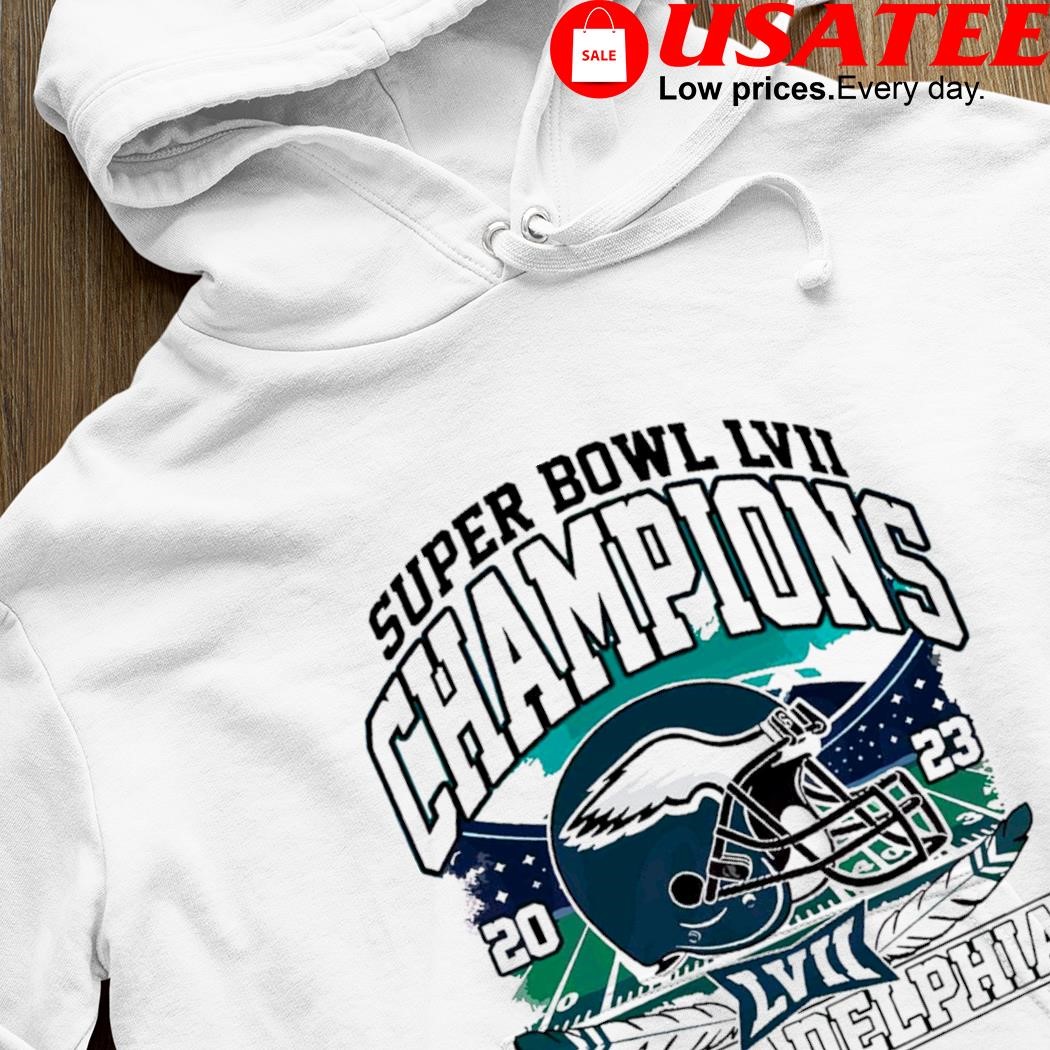 Philadelphia Eagles Champions Super Bowl 2023 helmet shirt, hoodie,  sweater, long sleeve and tank top