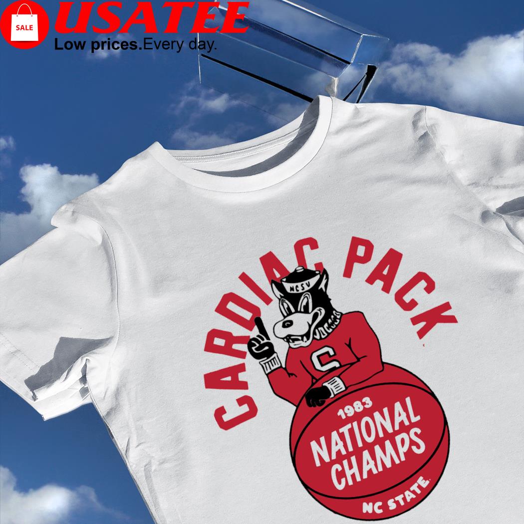 Cardiac Pack 1983 National Champs NC State logo shirt