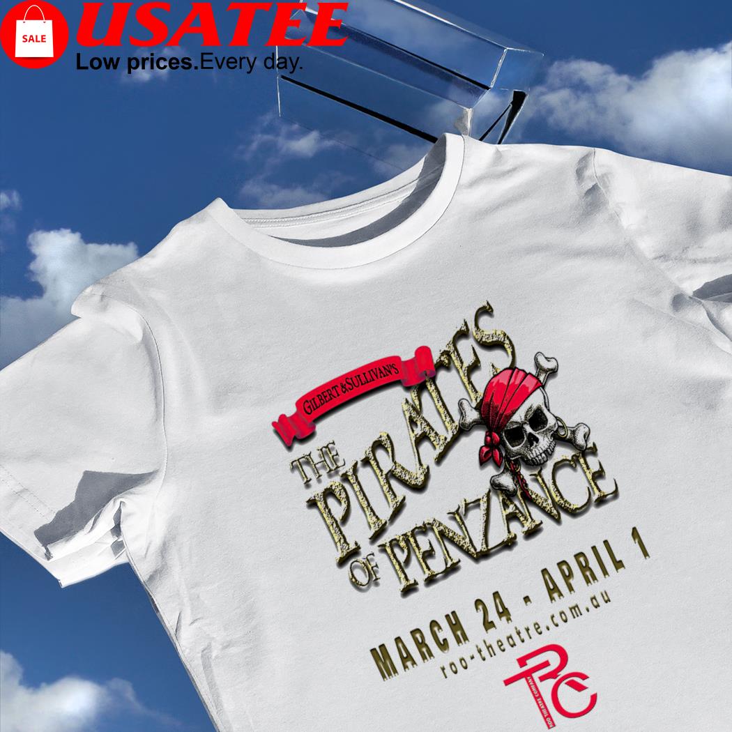 Gilbert and Sullivan's the Pirates of Penzance logo shirt