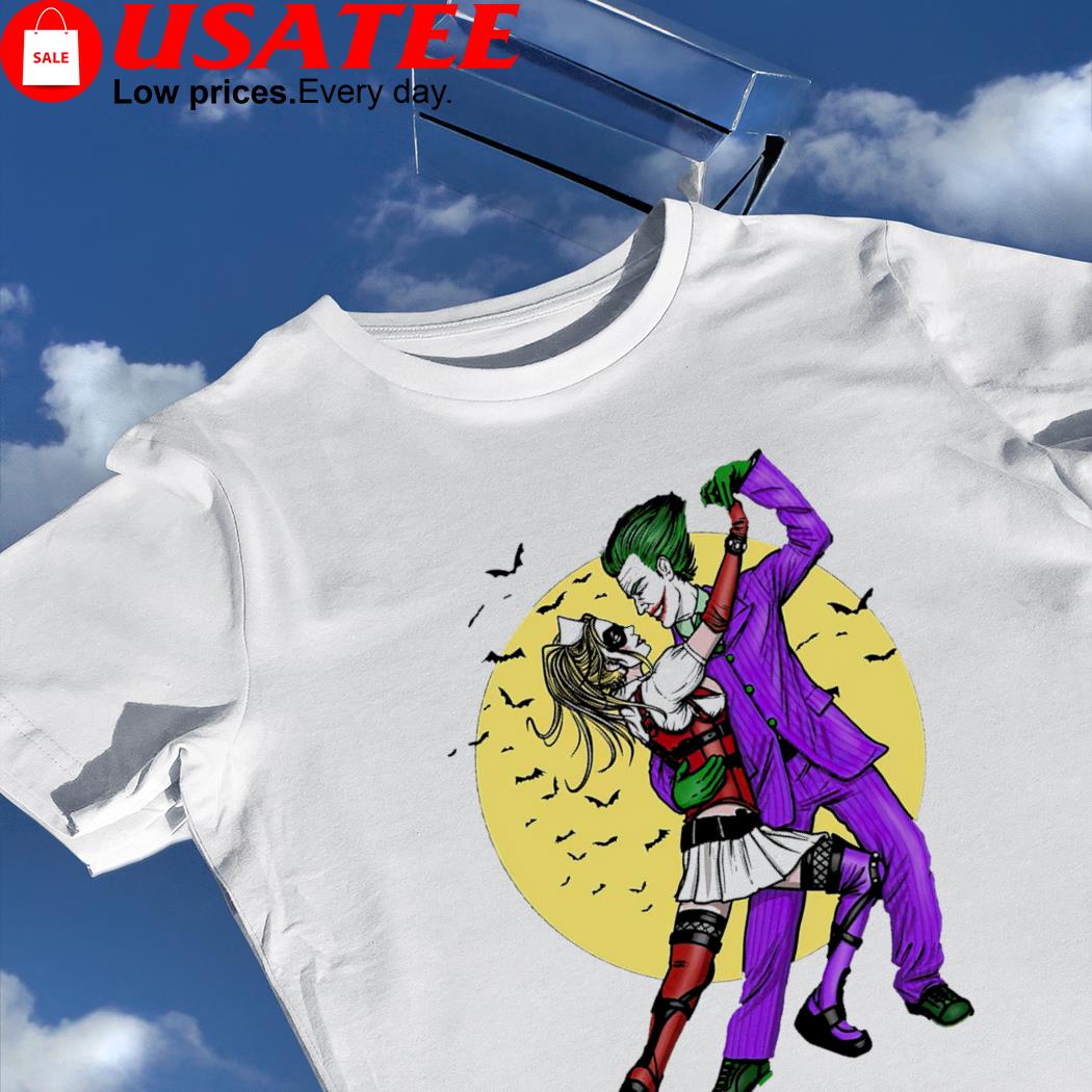 Joker dancing with Harley Quinn mad love cartoon shirt