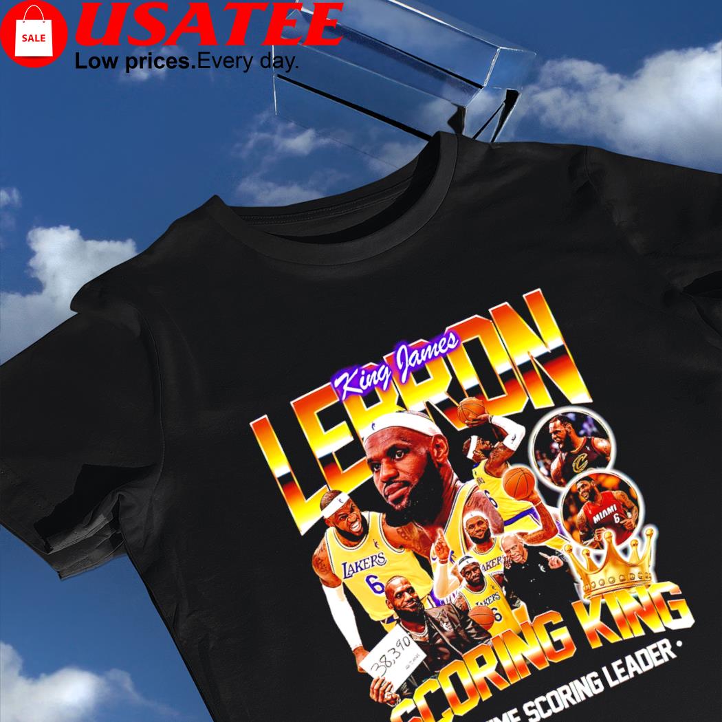 LeBron James t-shirts, sweatshirts 2023: NBA all-time scoring leader  commemorative gear released 