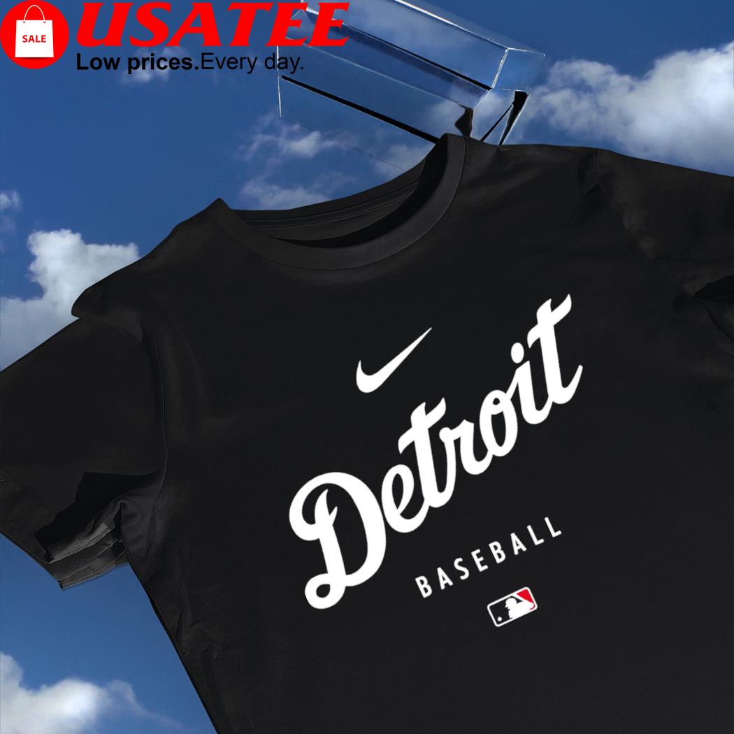 Nike Detroit Tigers MLB baseball logo shirt