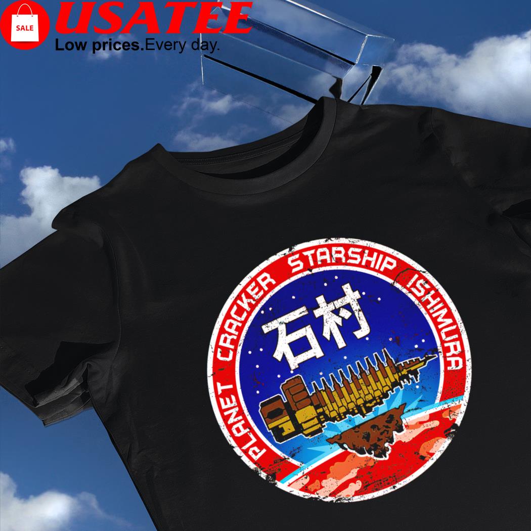 Planet Cracker Starship Ishimura logo shirt
