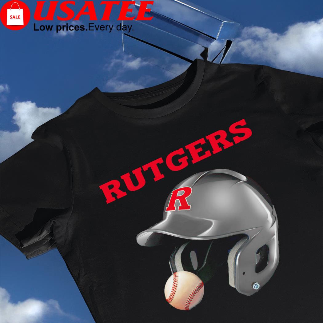 Rutgers Scarlet Knights batting helmet shirt