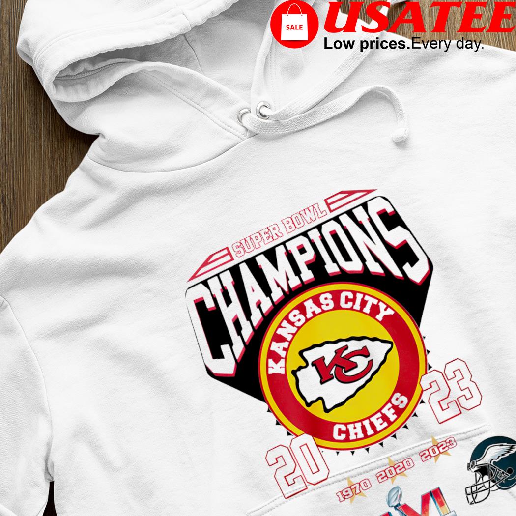 The Kansas City Chiefs are Super Bowl Champions 3X Champs 1970 2020 2023  poster shirt, hoodie, sweater, long sleeve and tank top