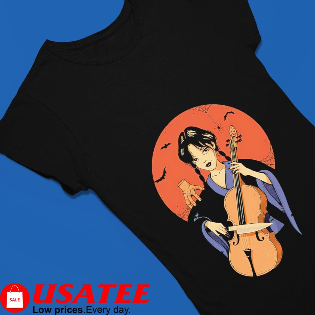 Wednesday Addams Song of Death cartoon shirt, hoodie, sweater, long sleeve  and tank top