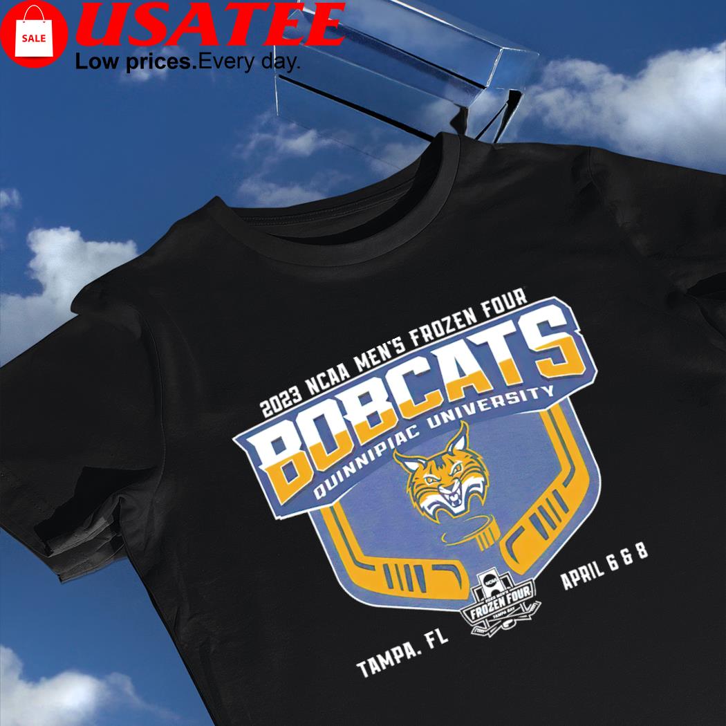 2023 NCAA Men's Frozen Four Bobcats Quinnipiac University logo shirt