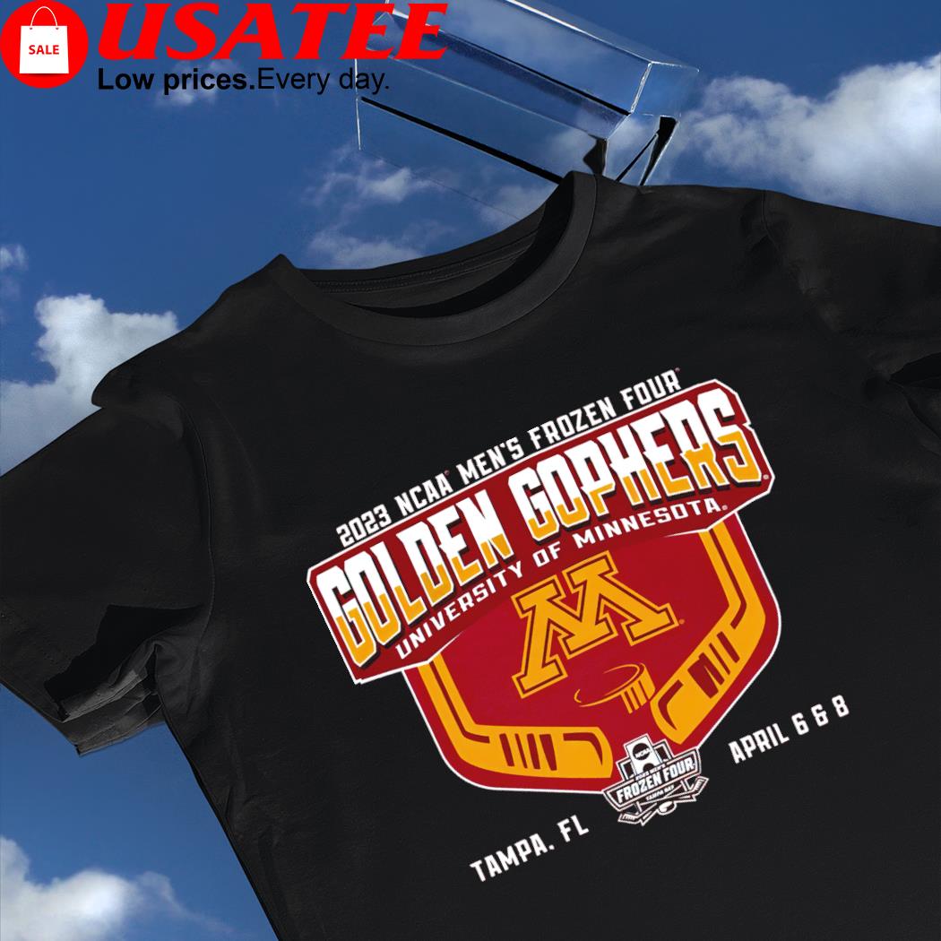 2023 NCAA Men's Frozen Four Golden Gophers University of Minnesota logo shirt