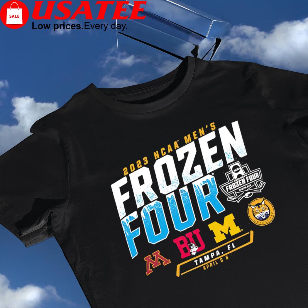 2023 NCAA Men's Frozen Four Tampa Bay 4 teams logo shirt