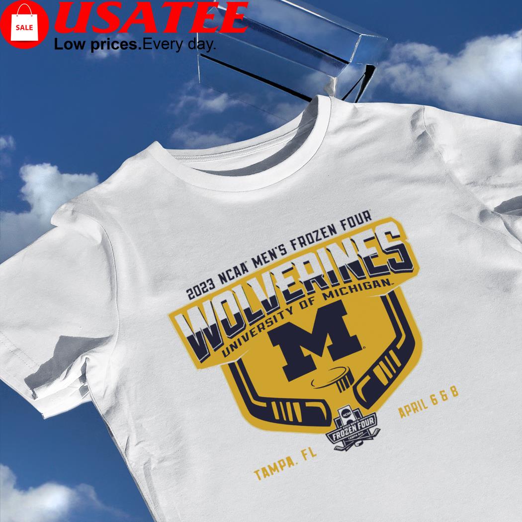 2023 NCAA Men's Frozen Four Wolverines University of Michigan logo shirt
