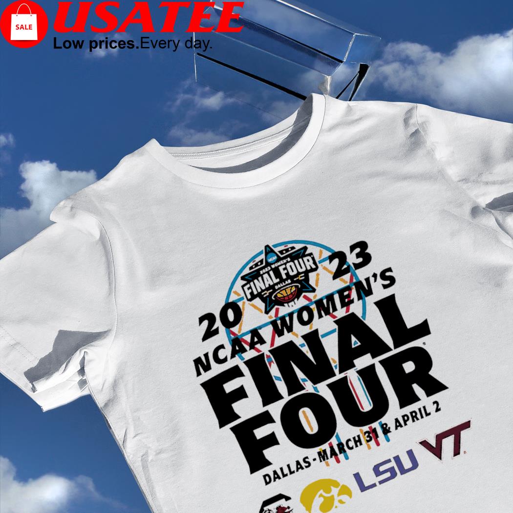 2023 NCAA Women's Final Four Dallas 4 teams logo shirt