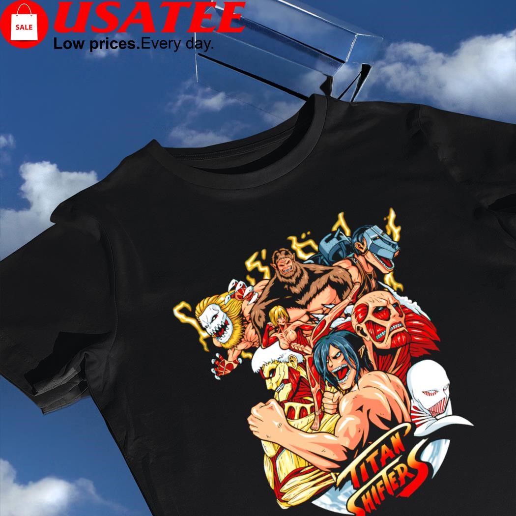 Attack on Titan X Street Fighter Street Titans shirt