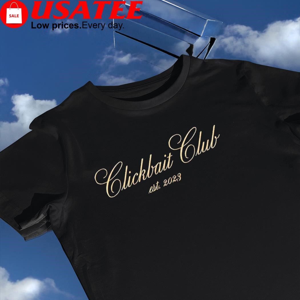 Clickbait Club 2023 logo shirt