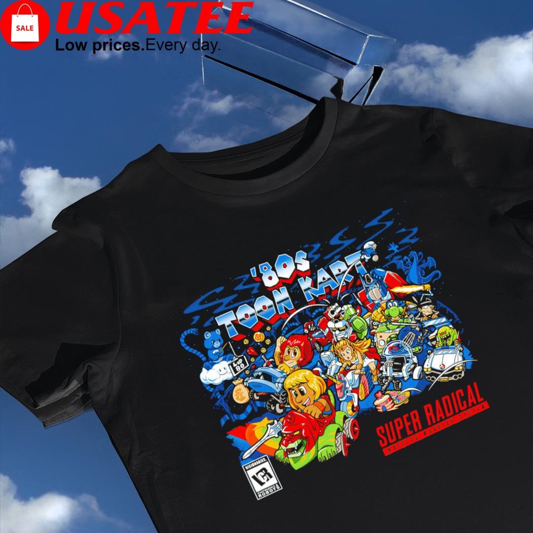 Eighties Cartoon '80s Toon Kart Super Radical video game shirt