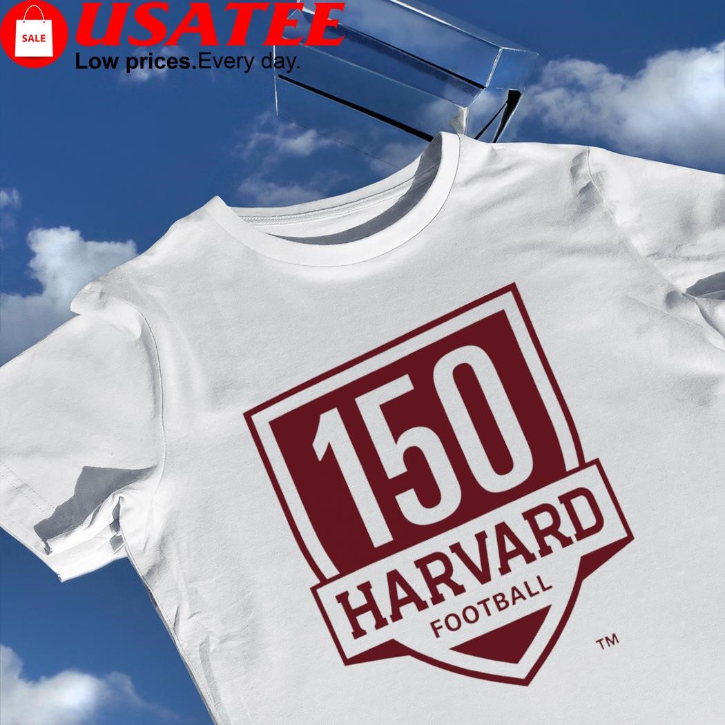 Harvard Crimson Champion 150th Anniversary logo shirt