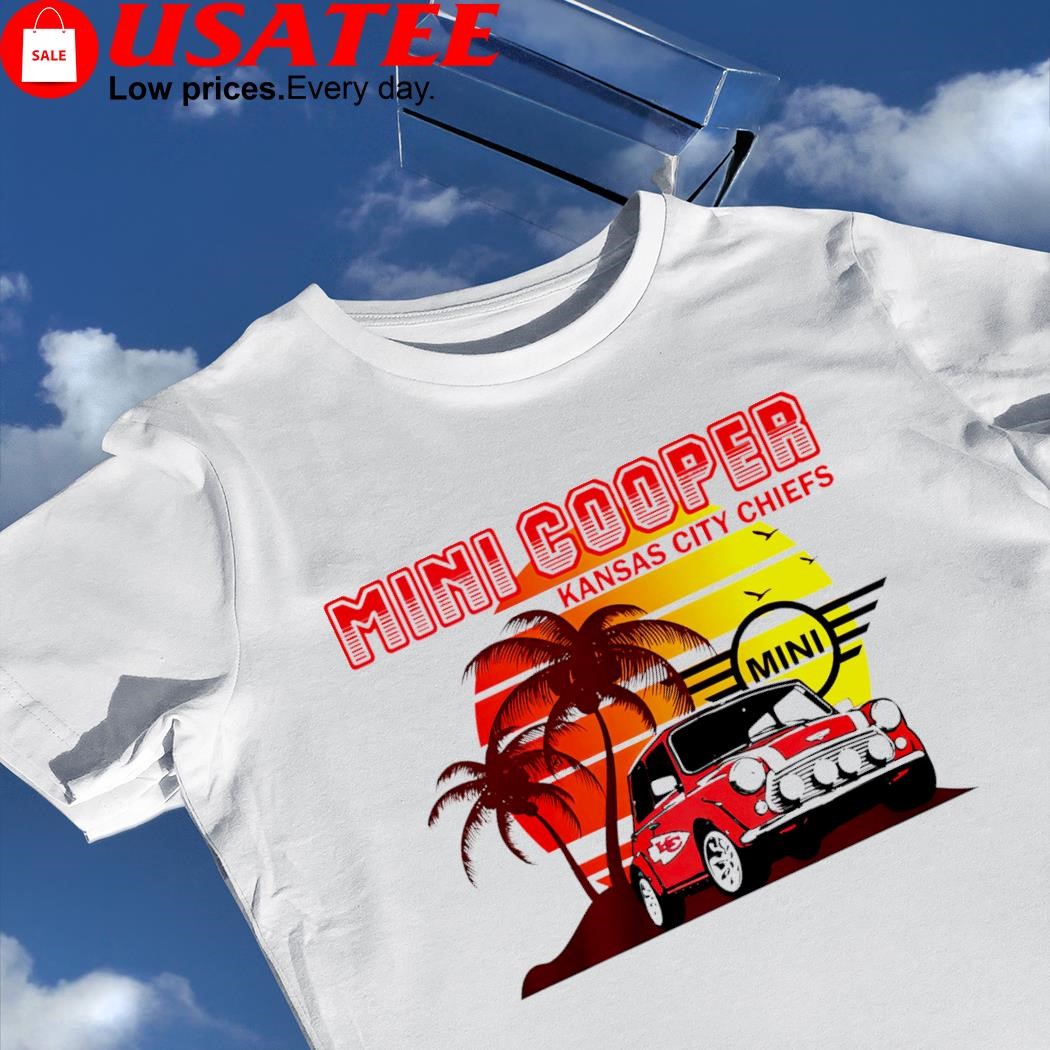 Mini Cooper Kansas City Chiefs sunset shirt