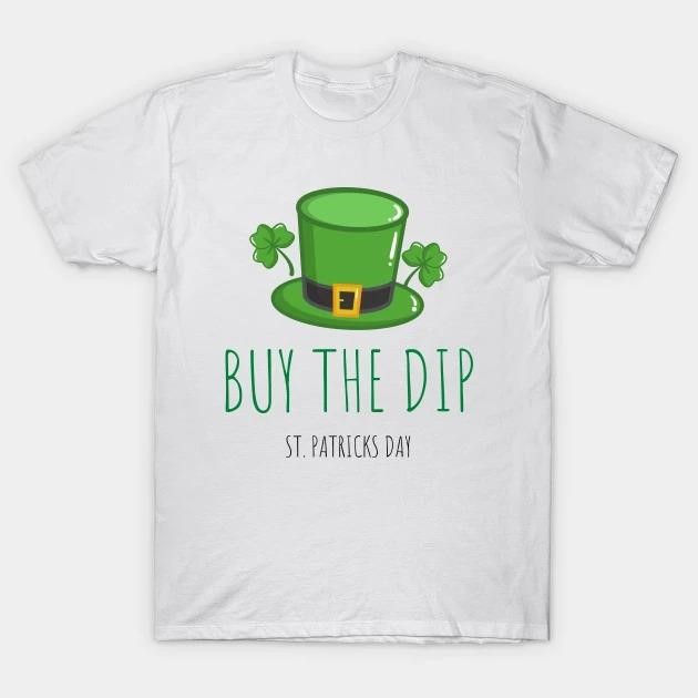 St. Patrick's Day Buy the Bitcoin Dip T-shirt