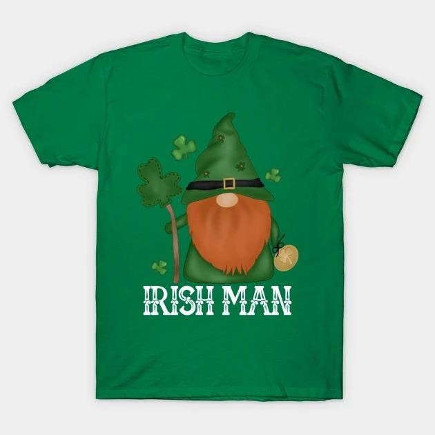 St. Patrick's Day Gnome Proud Irishman T-shirt